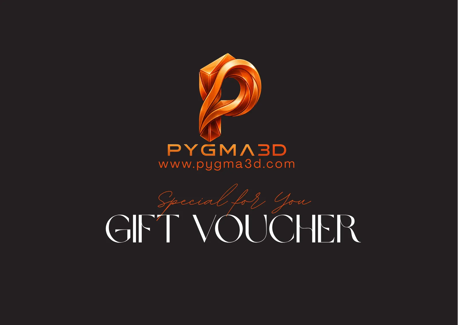 PYGMA3D Gift Voucher