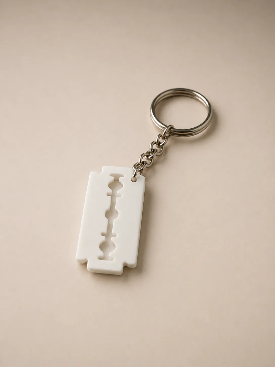 Razor Blade Keychain